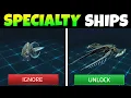 How to Unlock and Upgrade SPECIALITY SHIPS in STFC