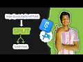 How to use split method in Sketchware Android studio