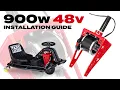 Taxi Garage 900w 48v Upgrade Kit Installation - Razor Crazy Cart