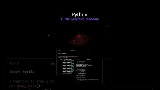 Python Turtle Graphics Mandala