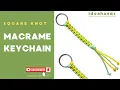 How to Tie a Square Knot for Macrame Keychains - Beginner-Friendly Guide