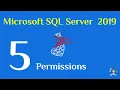 5 - SQL Server 2019 Permissions
