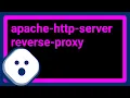 Apache reverse proxy no protocol handler