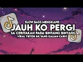 Download Lagu Dj Jauh Ko Pergi - Sa Ceritakan Pada Bintang Slow Bass Santuy Style Trabas Viral TikTok 2025 MP3