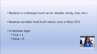 Intro to Boolean Datatype