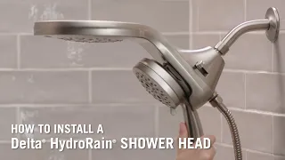 How to Install a Delta HydroRain Shower Head