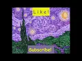 Starry Starry Night Van Gogh 1 hour lullaby | Звездная ночь, калыбельная 1 час | Ван Гогу