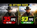 Red Dead Redemption 2 Optimization Guide Tested Every Graphics Setting