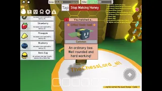 HATCHING A GIFTED BASIC BEE FROM A BASIC EGG