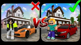 school party craft vs village city craft