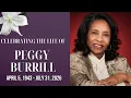 Celebrating the Life of Peggy Burrill August 18 2026