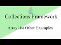 14 Java Collections Framework in Hindi Swap Two elements in an ArrayList