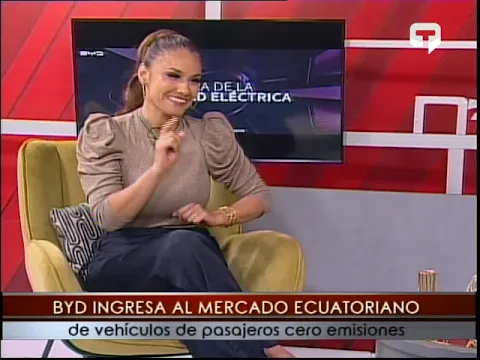 BYD ingresa al mercado ecuatoriana de vehículos de pasajeros cero emisiones