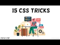 15 CSS tricks Simple and easy HTML and CSS