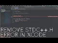 Missing stdc h header file in Xcode Complete step by step guide Spread Out