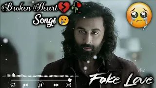 Broken heart Song_💔🥀Sad Lofi songs😢💔_Alone Night_Feeling music_heart touching_Very Emotional_ lofi