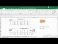 Creating a Rate Processed data table using MS Excel