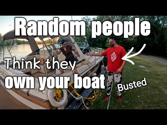 Some People think they can just board your boat to take pics! WTF!