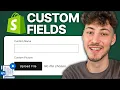 How To Add Custom Product Fields on Shopify 2026 Updated Tutorial