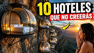 ¡10 HOTELES TAN INCREÍBLES QUE NO CREERÁS QUE EXISTEN! 😱