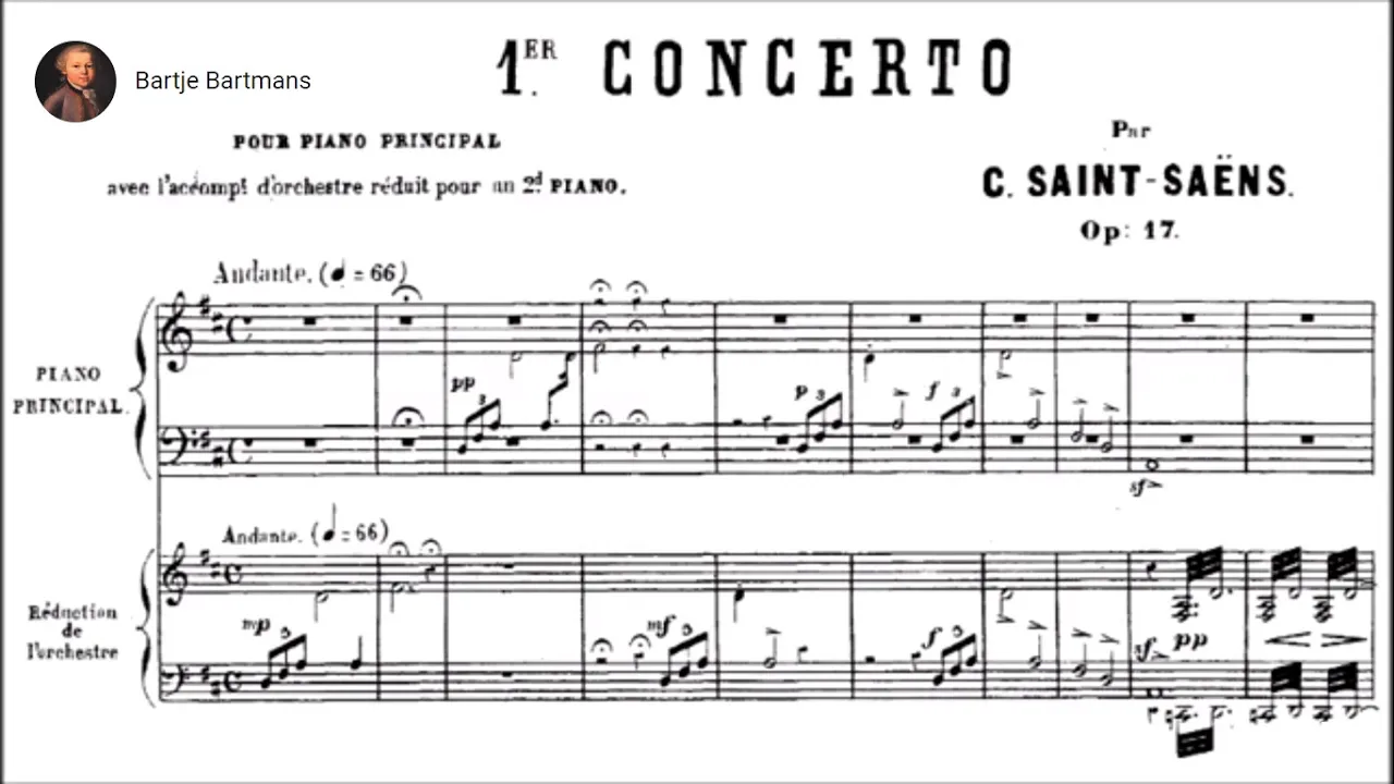 Camille Saint-Saëns - Piano Concerto No. 1, Op. 17 (1858) {Pascal Rogé}