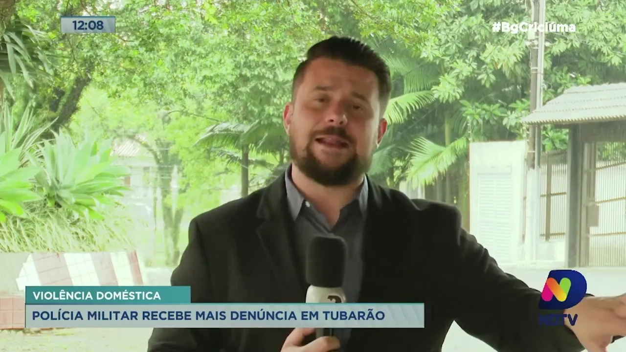 Mais uma denúncia de violência doméstica registrada em Tubarão neste domingo