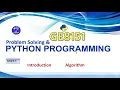 GE3151 - PYTHON PROGRAMMING