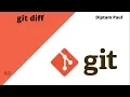 git diff command to differentiate between working area and staging area Git Tutorial 6 0