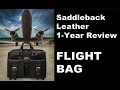 Saddleback Leather - Flight Bag 1 Year Review