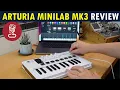 Arturia Minilab 3 MIDI keyboard how it competes Review tutorial w Ableton Live Analog Lab MK3
