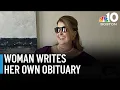 Local woman writes her own obituary