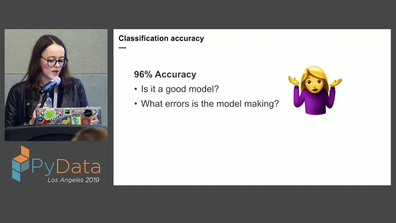 Maria Khalusova: Machine Learning Model Evaluation Metrics | PyData LA 2019
