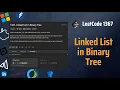 Linked List in Binary Tree - LeetCode 1367