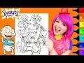 Coloring Rugrats Nickelodeon 90s Crayola Coloring Page Prismacolor Markers KiMMi THE CLOWN