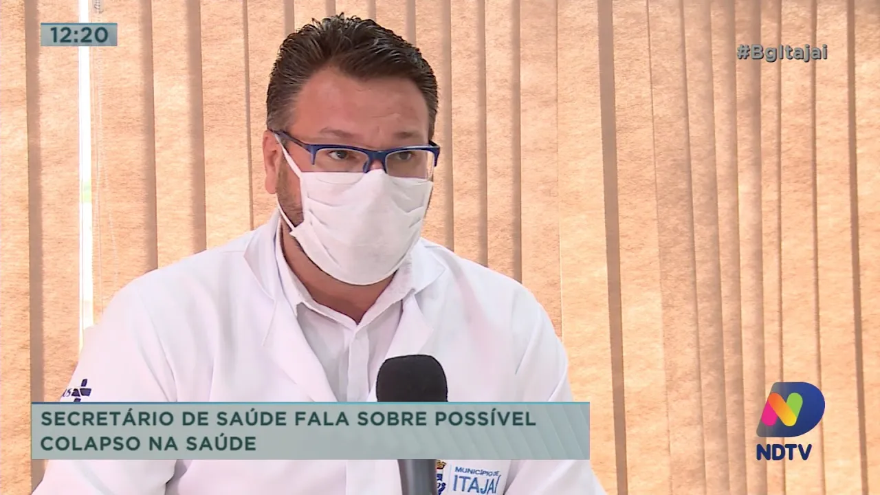 Secretário de saúde fala sobre possível colapso na saúde aqui região