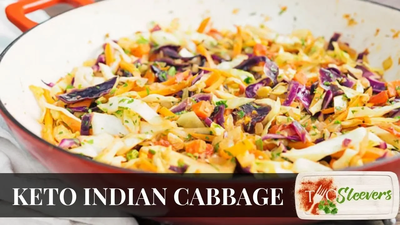 Indian Cabbage with Carrots and Peas
