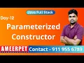 Java Full Stack Parameterized Constructor and its use By Srinivas Ameerpet Technologies