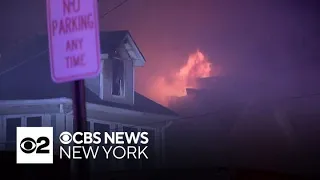 At least 2 dozen people displaced by fire that spread to multiple homes in Roselle N J