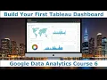 Build Your First Tableau Dashboard Share Data Through the Art of Visualization Google Course 6