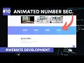 Website Development in Hindi Creating our Animated Number Section using HTML CSS only