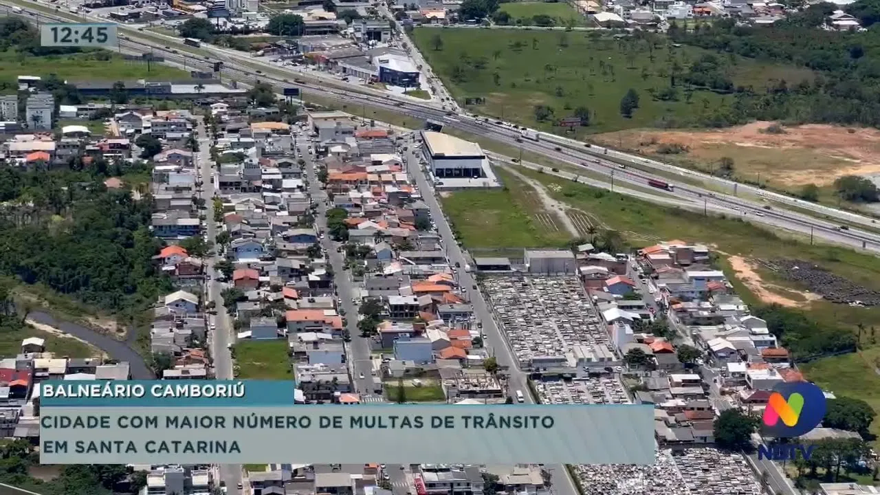 BC é a cidade com maior número de multas de trânsito, carro com placa clonadas no São Vicente