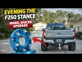 Ford F-250 Wheel Spacers Explained Fix Rear Track Width Improve Truck Stance