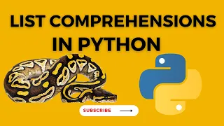 List Comprehension Python Tutorial Learn Python Programming