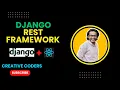 Django REST Framework Function-Based Views Tutorial Full API Guide Bangla