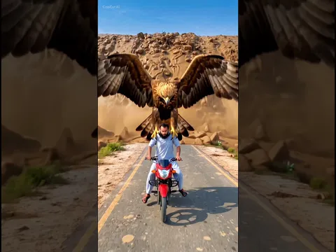 Allah Almighty sent the Eagle to save him #ytshorts #trendingshorts #viralvideo #shortvideo #aivideo