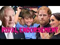 ROYAL ENDORSEMENT - Publicly Pressuring The King