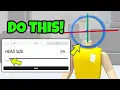 How to Make Your HEAD INVISIBLE on ROBLOX