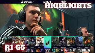 XL vs VIT - Game 5 Highlights | Round 1 LEC 2022 Spring Playoffs | Excel vs Vitality G5