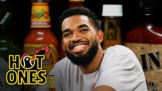 Karl-Anthony Towns Goes One on One Against Spicy Wings | Hot Ones