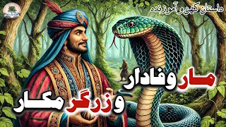 گاهی آدمیزاد از حیوان پست تر میشه قصه مار و آدمیزاد داستان کهن و آموزنده 